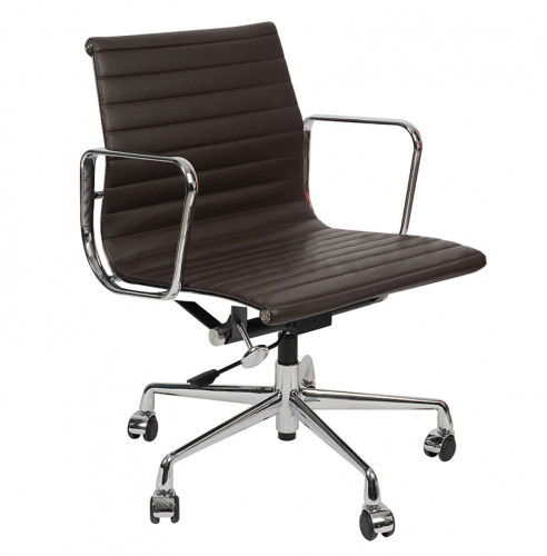 кресло eames style кофейная кожа в Саранске