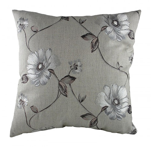 подушка с цветочным орнаментом gray flowers в Саранске