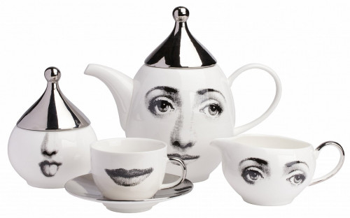 чайный сервиз пьеро форназетти faces silver в Саранске