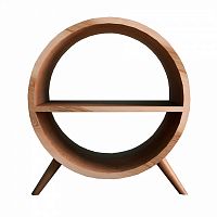 тумба ellipse круглая с полкой орех в Саранске