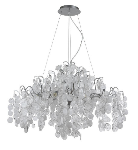 подвесная люстра crystal lux tenerife sp9 silver в Саранске