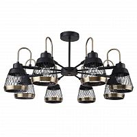 потолочная люстра f-promo entresol 2346-8p черная в Саранске