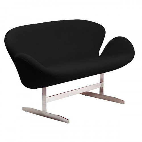 диван swan sofa прямой черный в Саранске