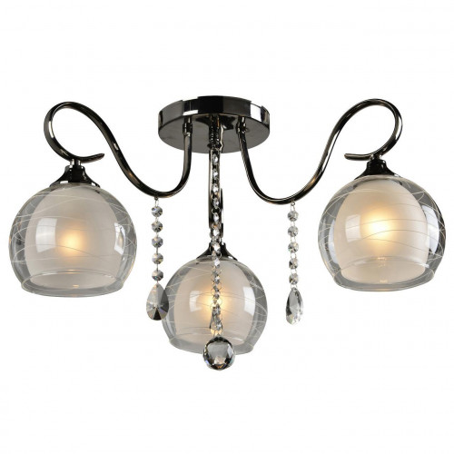 потолочная люстра idlamp merinella 877/3pf-darkchrome в Саранске
