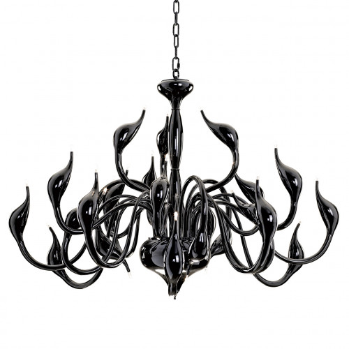 подвесная люстра lightstar cigno collo bk 751247 в Саранске