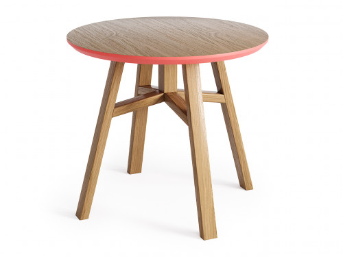 стол журнальный mack натуральный дуб, коралловый в Саранске