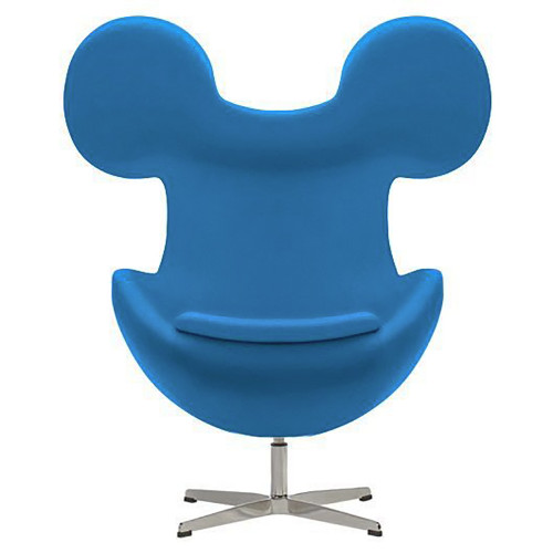 кресло egg mickey голубое в Саранске