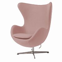 кресло egg chair светло-розовое в Саранске