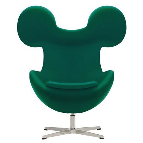 кресло egg mickey зеленое в Саранске