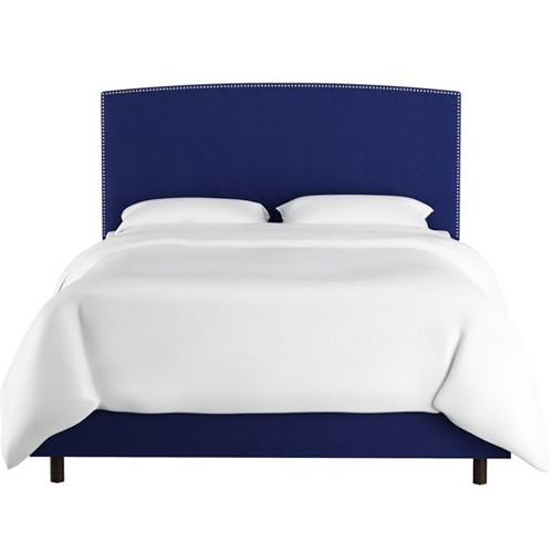 кровать двуспальная 160х200 синяя everly blue в Саранске