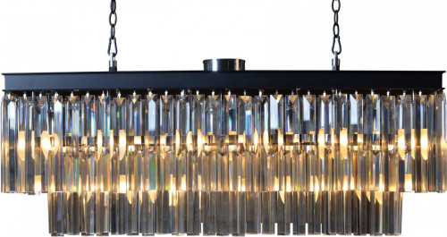 люстра odeon l110 black&glass чёрная, прозрачная в Саранске