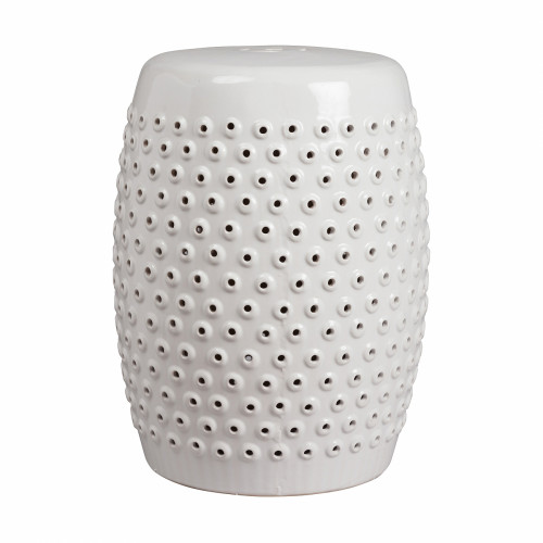 керамический столик-табурет cutwork garden stool белый в Саранске