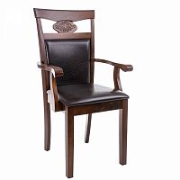 стул деревянный кресло luiza dirty oak / dark brown в Саранске