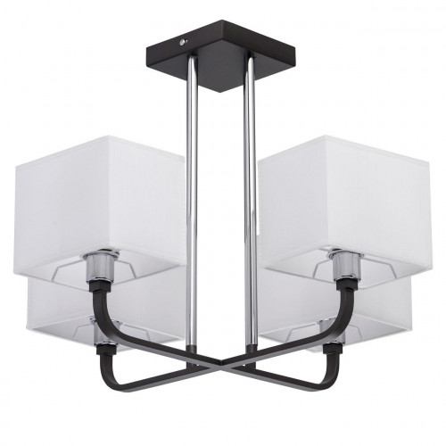 потолочная люстра mw-light прато 5 101011904 белая в Саранске