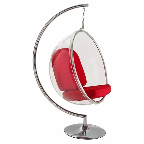 кресло bubble chair with stand красное в Саранске