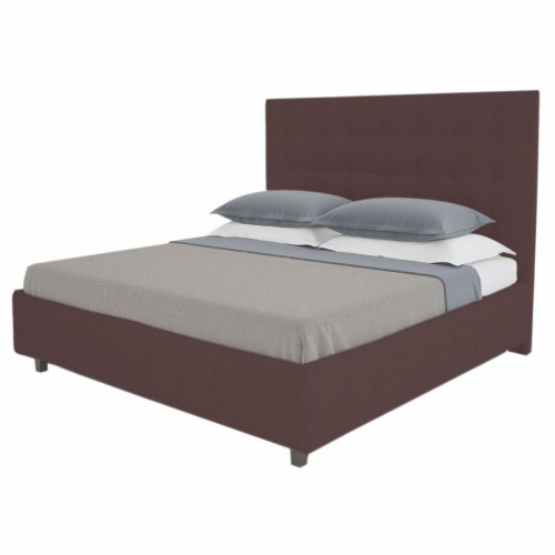 кровать большая 200х200 royal black коричневая в Саранске