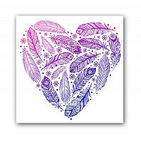 постер heart а4 (фиолетовый) в Саранске