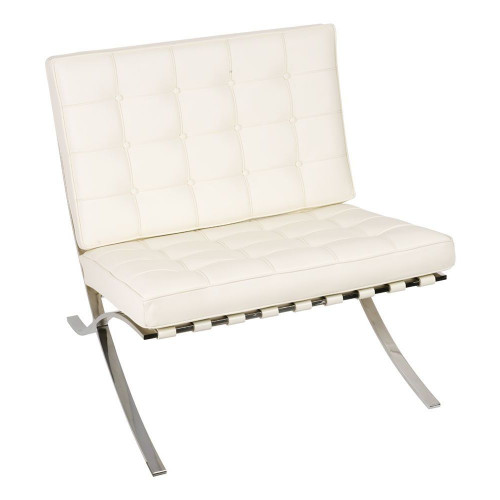 кресло barcelona style chair белое в Саранске