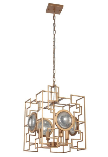 подвесная люстра crystal lux cuento sp4 gold в Саранске