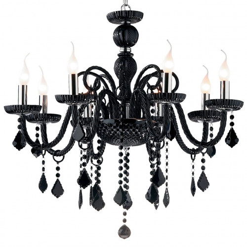 подвесная люстра ideal lux giudecca sp8 nero в Саранске