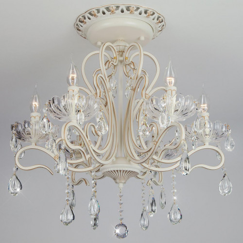 потолочная люстра eurosvet 12205/6 белый strotskis в Саранске