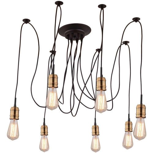 подвесная люстра arte lamp mazzetto a4290sp-7bk в Саранске