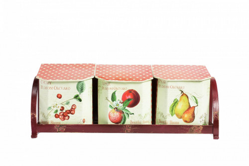 набор емкостей для хранения на подставке fruits в Саранске