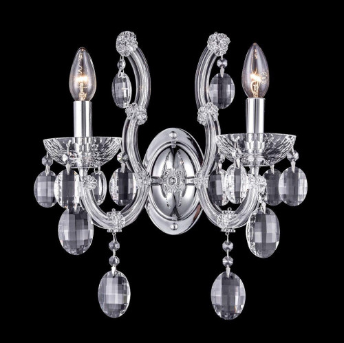 бра crystal lux hollywood ap2 chrome в Саранске